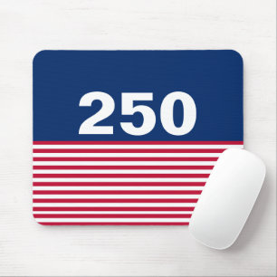 250 Röda Vita och Blå USA Jubileum Musmatta