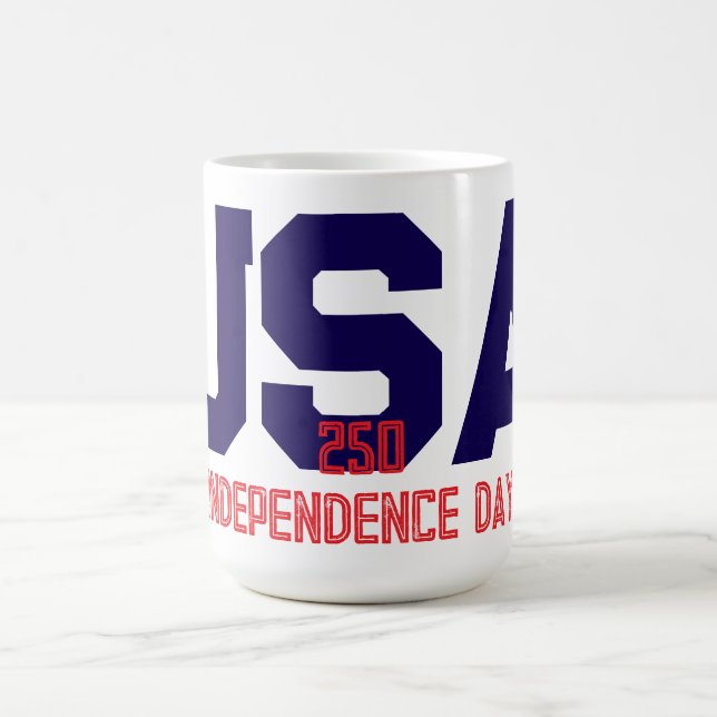 250 USA självständighetsdag Kaffemugg (Center)