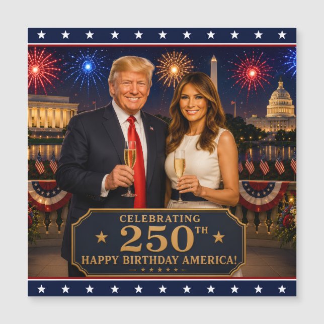 250 USA Trump Melania Semiquincentennial 1776 (Framsida)