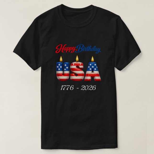 250 Years USA -31a T-Shirt (Design framsida)