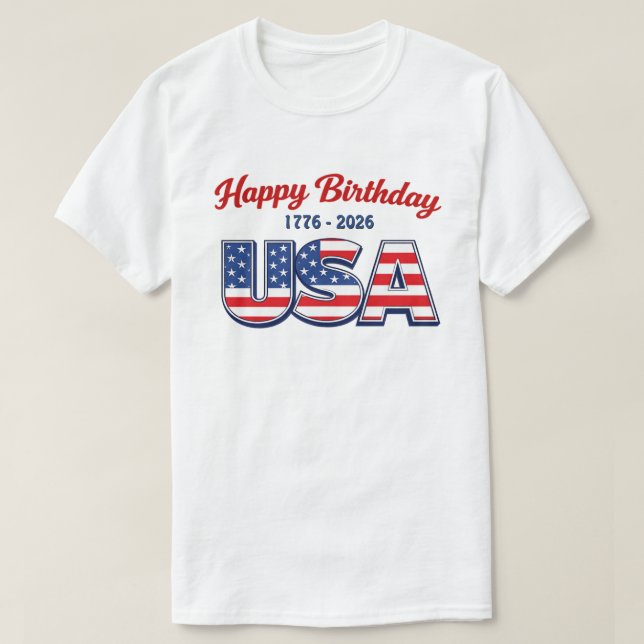 250 Years USA -31e T-Shirt (Design framsida)