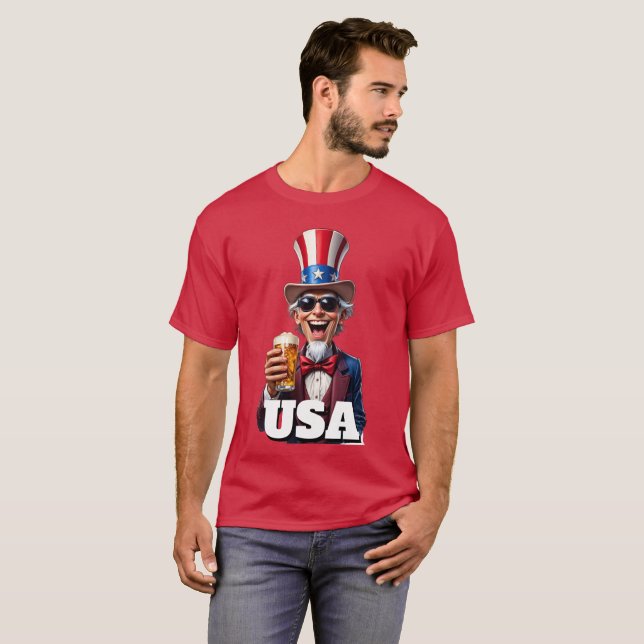 250th America's 4th of July Independence Day  T Shirt (Hel framsida)