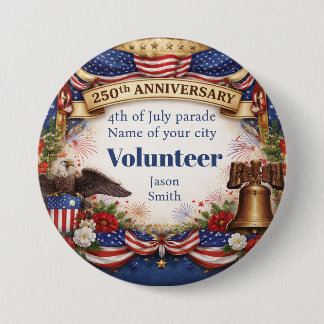 250th Anniversary Button Knapp