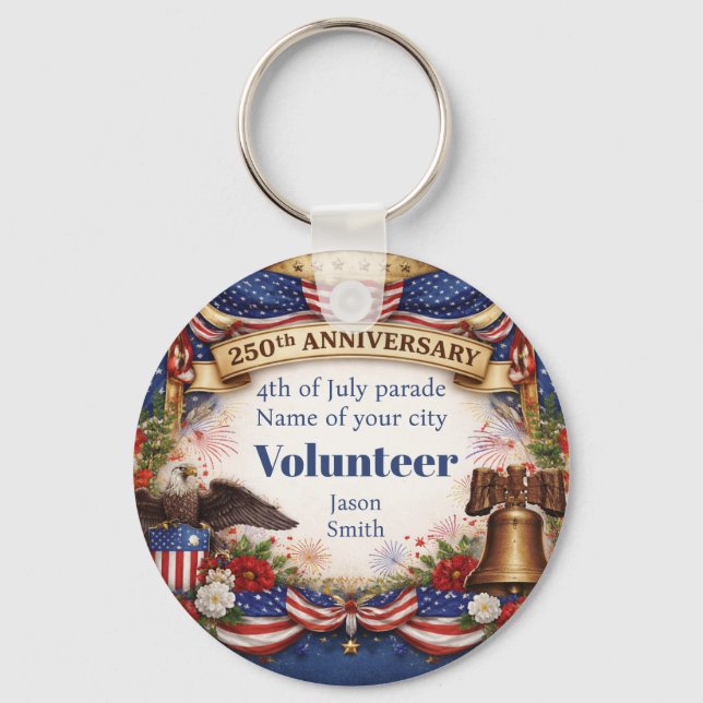250th Anniversary Keychain  Nyckelring (Framsida)