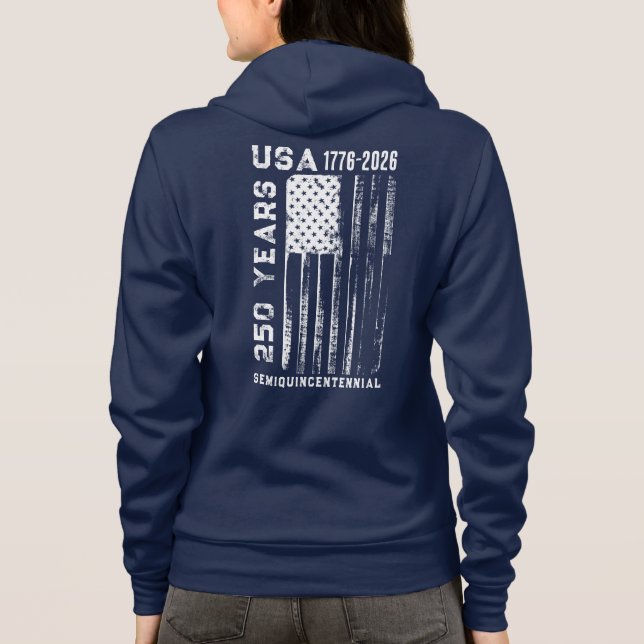 250Th Anniversary USA 4Th Of July  T Shirt (Baksida)