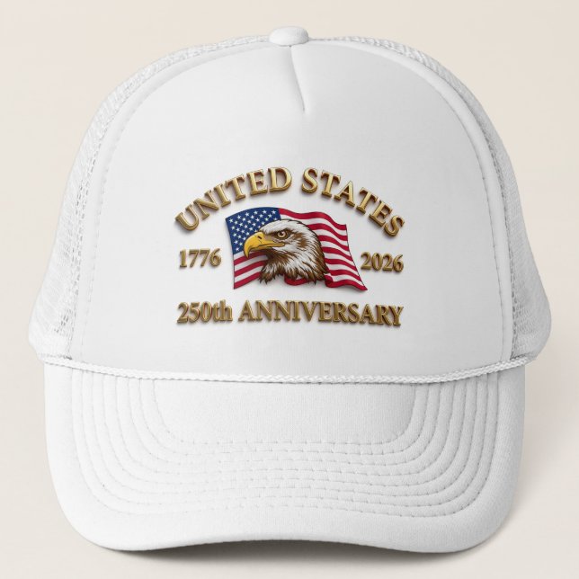 250th Anniversary USA Patriotic | 1776–2026 Keps (Framsida)