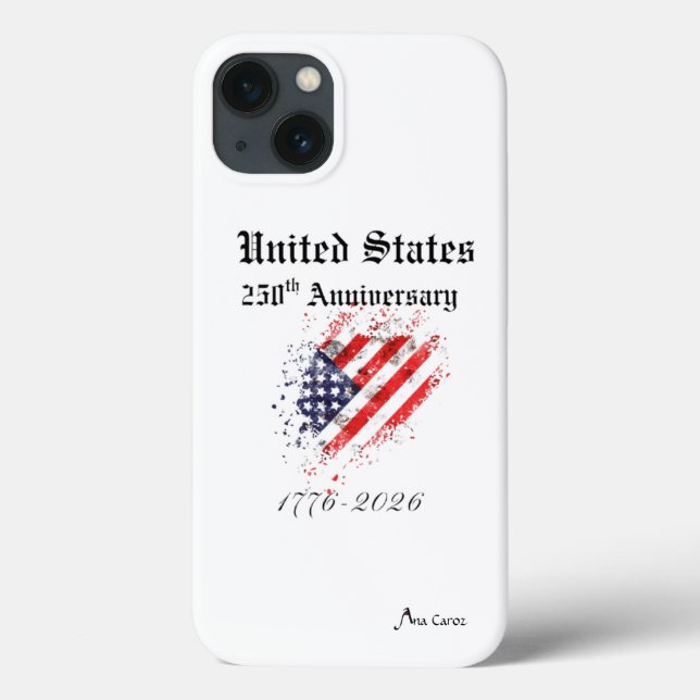 250th USA Anniversary Phone Case Apple (Baksida)