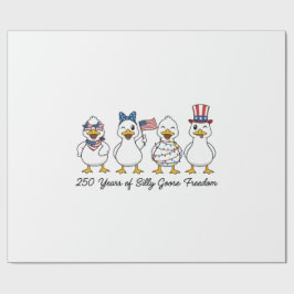 250th Years of Silly Goose Freedom Semiquincentenn Presentpapper