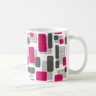 251215 - Neonröd och Grå Kaffemugg