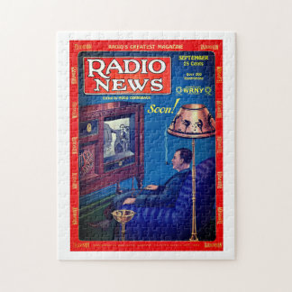 252 Biet Puzzle of 1928 Radio News Cover Pussel