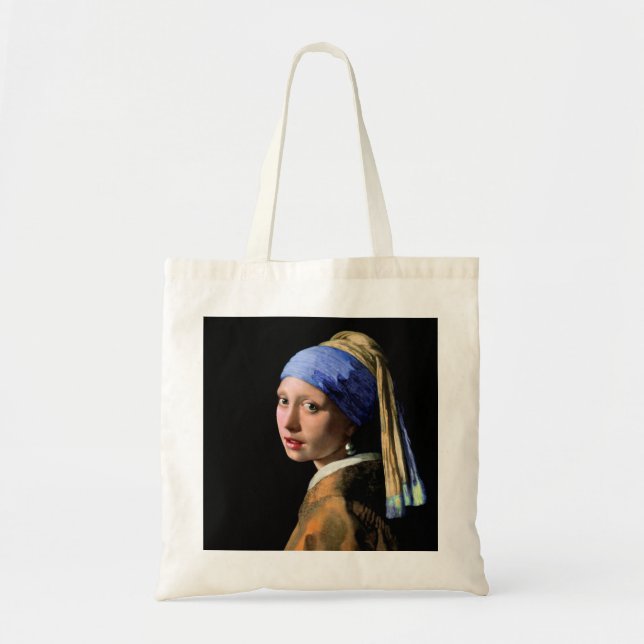 2534-Johannes Vermeer Girl with a Pearl Earring Tygkasse (Framsidan)