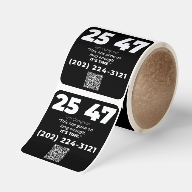 2547  FYRKANTIGT KLISTERMÄRKE (Rulle)