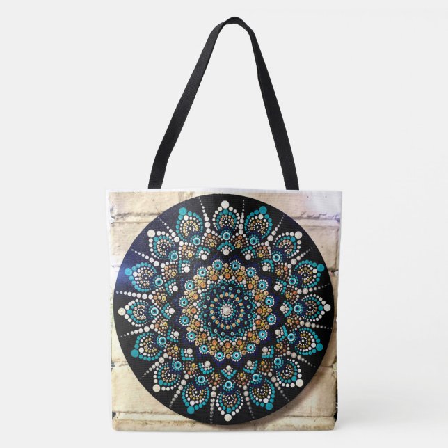 256 - Greek Eye Totebag Tygkasse (Framsida)