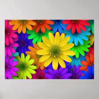 257153 BAKGRUND FÖR DAISY AV LJUSKOLOR P POSTER