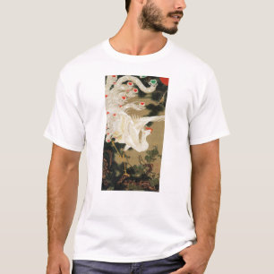 25. 老 松 白 鳳 図, 若 Gräs-träd & Phoenix, Jakuchu T-shirt