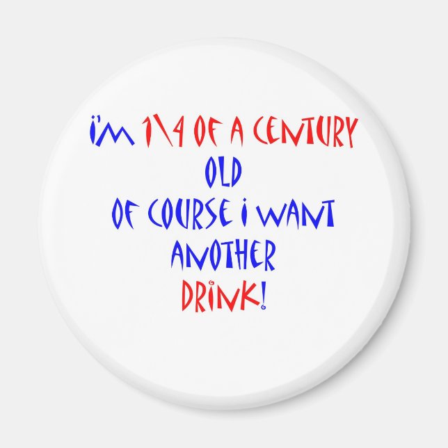 25 (1\400) extra dryck magnet (Framsidan)