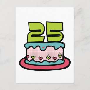 25 Ålderskaka Vykort