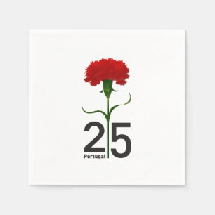 25 april, Carnation Revolution, Portugal Pappersservett