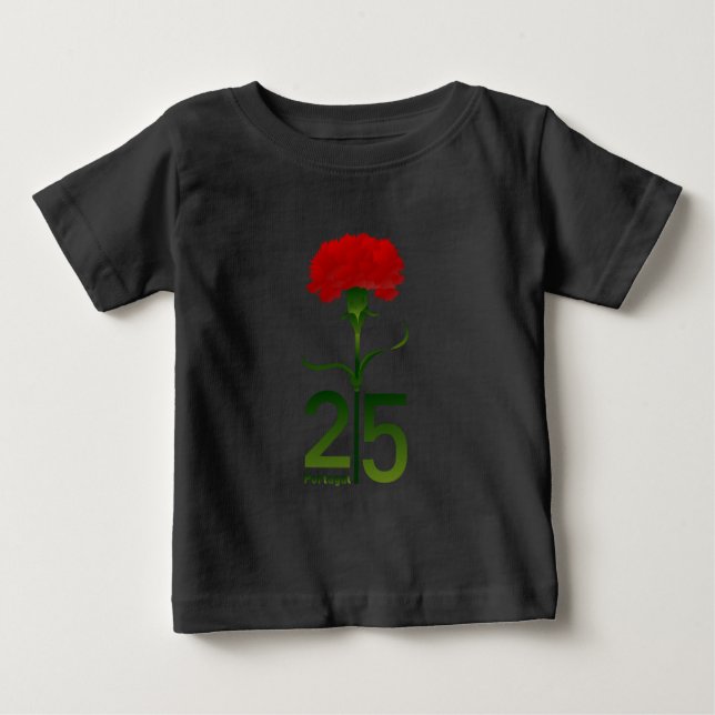 25 april, Carnation Revolution, Portugal T Shirt (Framsida)