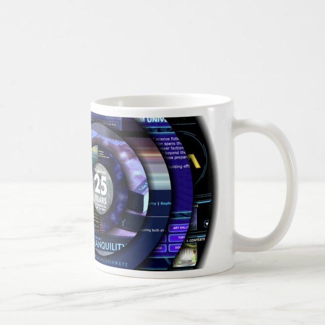 25 år av Orion's Arm Universe Project Kaffemugg (Höger)