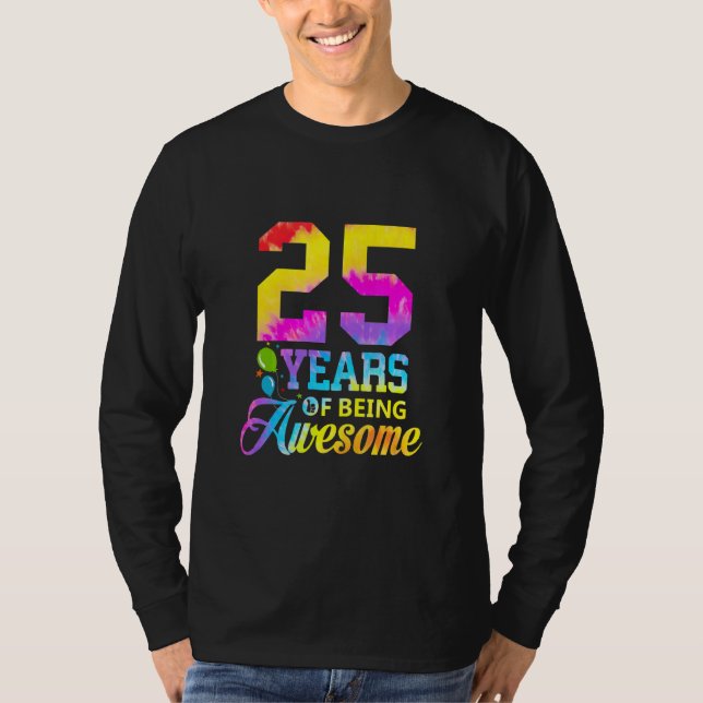25 år efter Fantastisk, färgämne 25: e födelsedage T Shirt (Framsida)