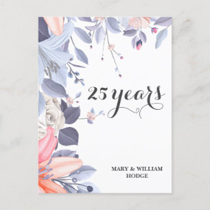 "25 år för evigt: En årsdag för minnet" Vykort