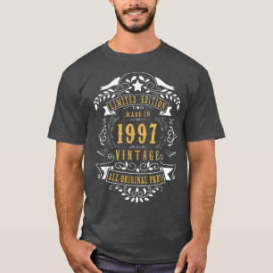 25 år gammal 25:e födelsedag född 1997 Manar W T Shirt