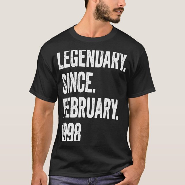 25 år gammal legendary sedan februari 1998 25:e Bi T Shirt (Framsida)