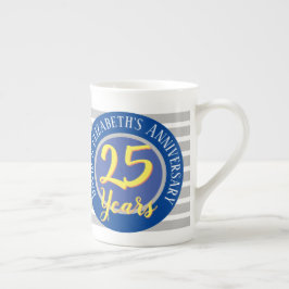 25 år minnesdag benporslin mugg