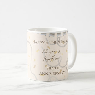 25 år tillsammans-mugg kaffemugg