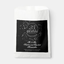 25 år Tillsammans Silver Bröllop-årsdagen Party