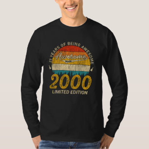 25-årig 2000 Retro Fantastisk 25:e födelsedagspres T Shirt