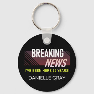 25 års arbetsårsdag för anställningsbedömningsdoku nyckelring