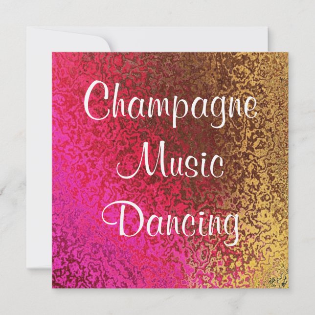 25-års bröllopsdag inbjudan (Framsida)