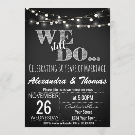 25-års bröllopsjubileum, Vi firar fortfarande årsd Inbjudningar