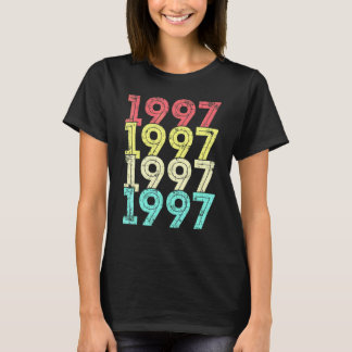 25 Års Födelsedag Vintage 1997 25-årsfirande T Shirt