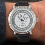 25 års lång tjänstgöringstid för armbandsur<br><div class="desc">25 års Long Service Wristwatch med namn och företag eller organisation..</div>