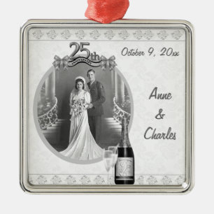 25-årsdagen Fotokeepsaké Ornament