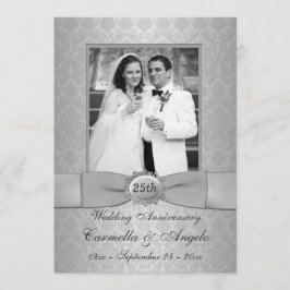 25-årsdagen Inbjudan - ANVÄNDA INTE SILVER PAPPERT