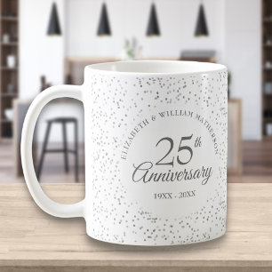 25-årsdagen Silver Stardust Kaffemugg