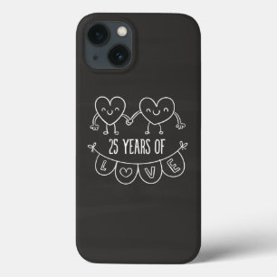 25-årsjubiléet Gift Chalk Hearts