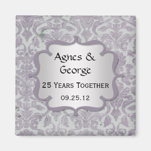 25-årsjubiléet Lavender Silver Magnet