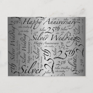 25-årsjubiléet Ord Art Graphic Vykort
