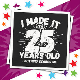 25-årsjubileum, 25-årsjubileum pappersservett