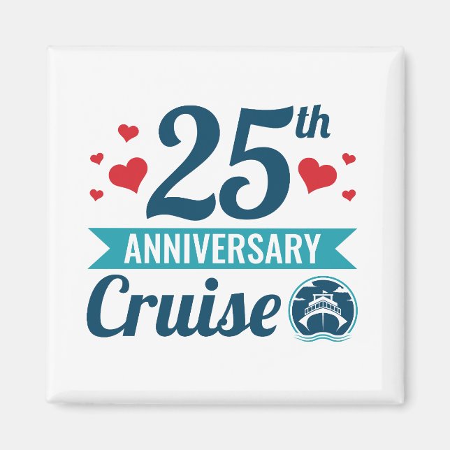 25-årsjubileum Cruise Magnet (Framsidan)