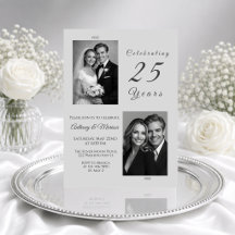 25-årsjubileum för silverbröllop