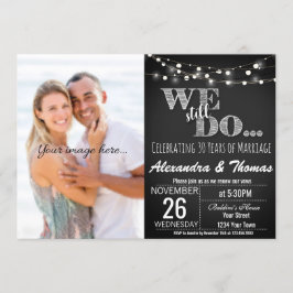 25-årsjubileum för vigsel, Vi firar fortfarande år Inbjudningar