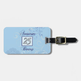 25-årsjubileum i Blått och Silver Bagagebricka