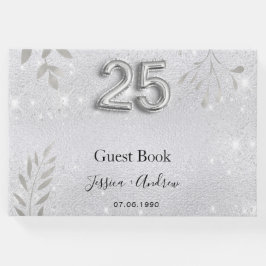 25-årsjubileum silverblad gästbok