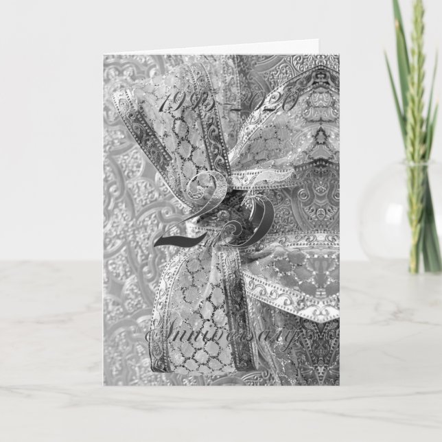 25-årsjubileum Silverbröllop 25 Års Jubileum Meddelande (Framsida)